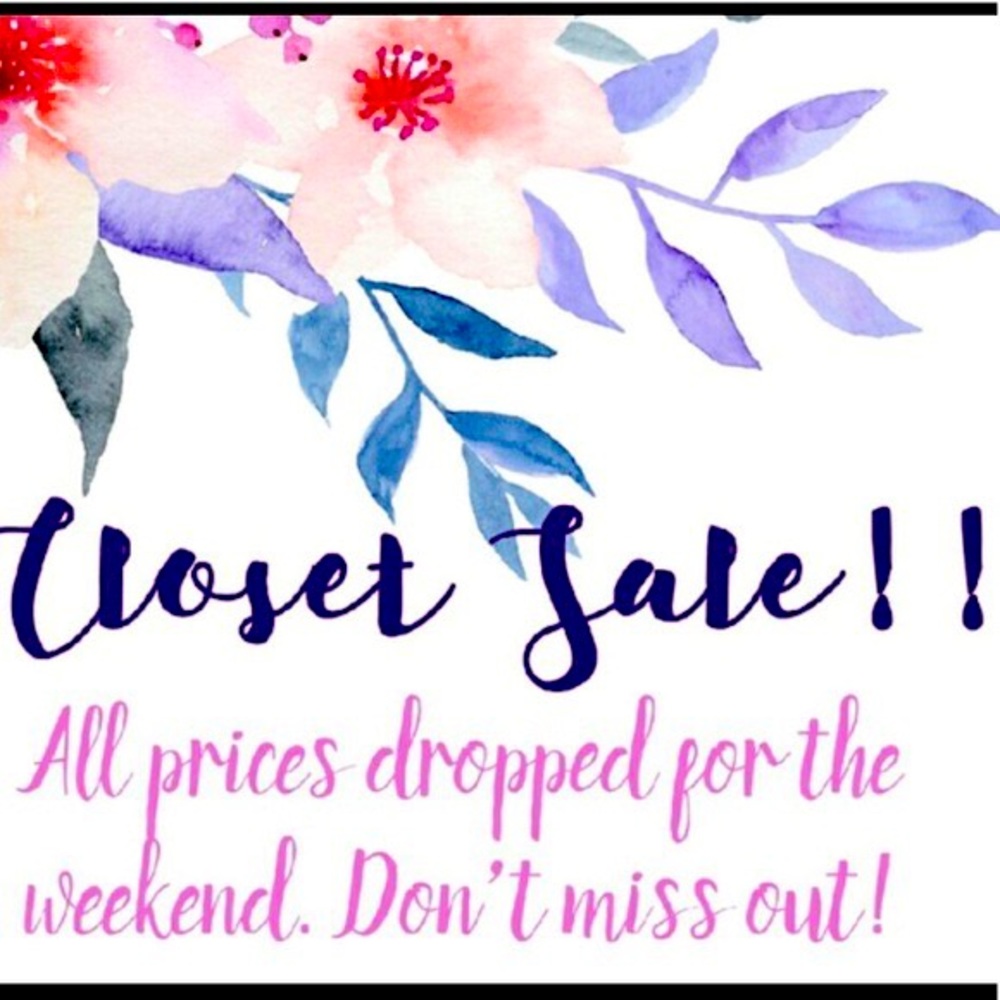 Check out all the items in my closet! It’s time to clear out these items.